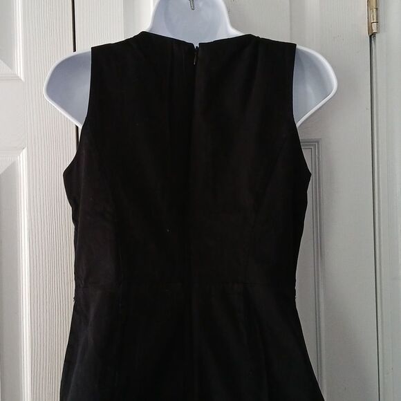 Apt 9 black sleeveless weaved front panel dress Sz 4 NWOT - Picture 7 of 8